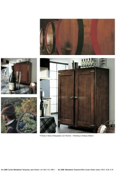 Cucina country noce Parlani lineare Cantina montepulciano