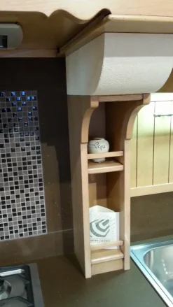 Cucina country rovere chiaro Martini cucine lineare La castagna in offerta