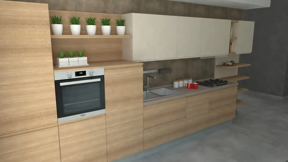 Cucina Creo Cucina moderna modello jey by creo kitchens OFFERTA OUTLET sconto 50%