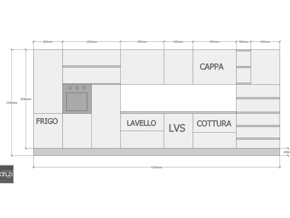 Cucina Creo Cucina moderna modello jey by creo kitchens OFFERTA OUTLET sconto 50%