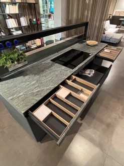Cucina Cucina valcucine genius loci in vitrum  con isola Valcucine con un ribasso imperdibile