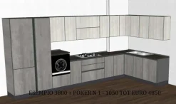 CUCINA Cucine store con penisola Asia SCONTATA