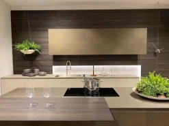 Cucina design con isola Skill  Modulnova a prezzo scontato