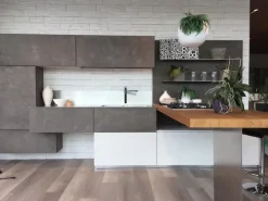 Cucina design con penisola Lube cucine Cucina mod. oltre a prezzo scontato