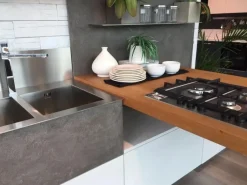 Cucina design con penisola Lube cucine Cucina mod. oltre a prezzo scontato
