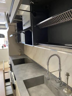 Cucina design lineare Cucina linkare Arredo3 a prezzo scontato