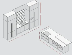 Cucina di Colombini casa modello Lungomare compo 06: scopri il prezzo
