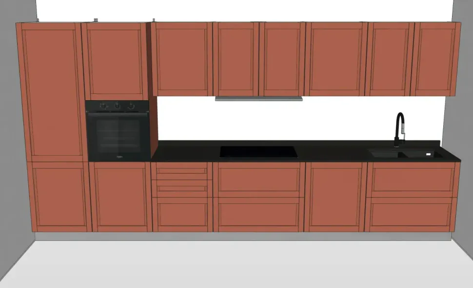 Cucina di Veneta cucine modello Milano 08: richiedi ora il prezzo