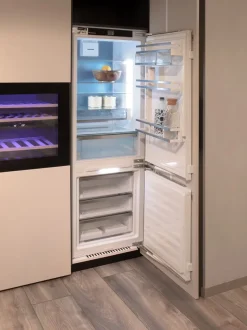 Cucina Diotti.com design lineare tortora in laccata opaco Klab 09 outlet