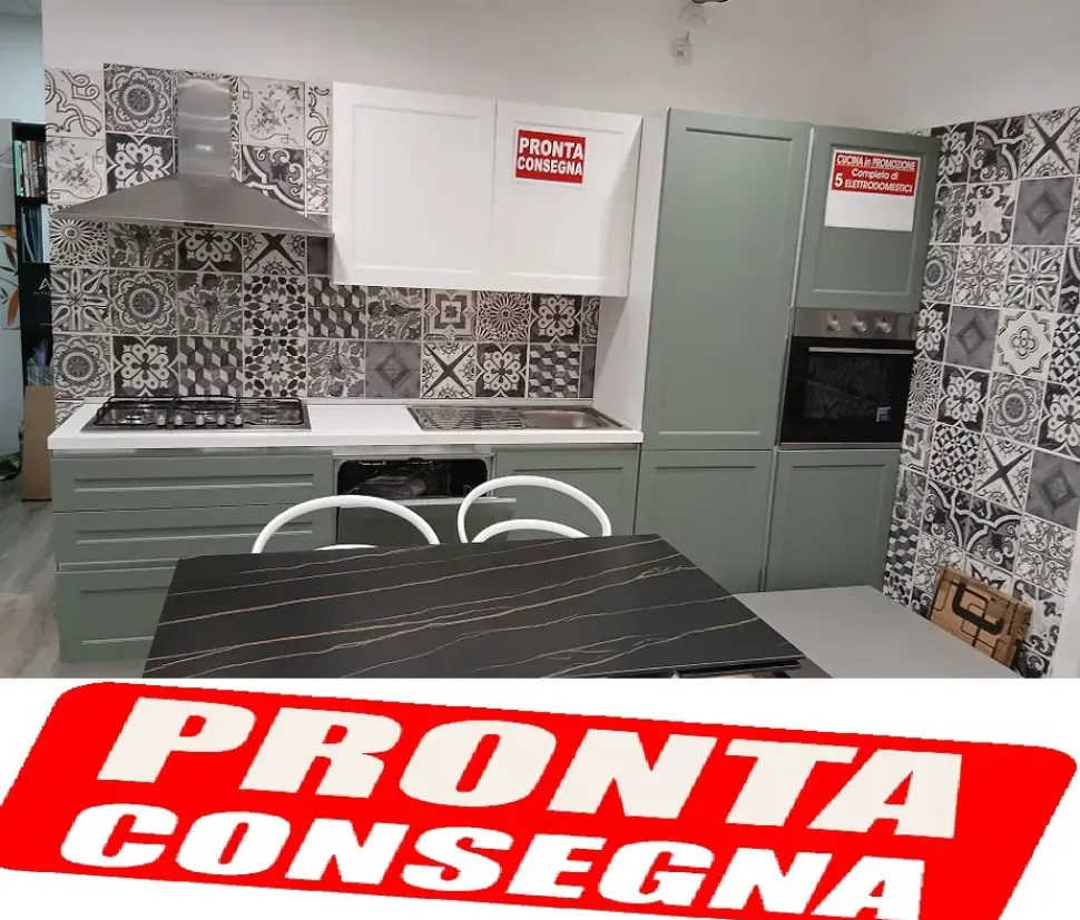 Cucina Dora lineare Artigianale con uno sconto imperdibile