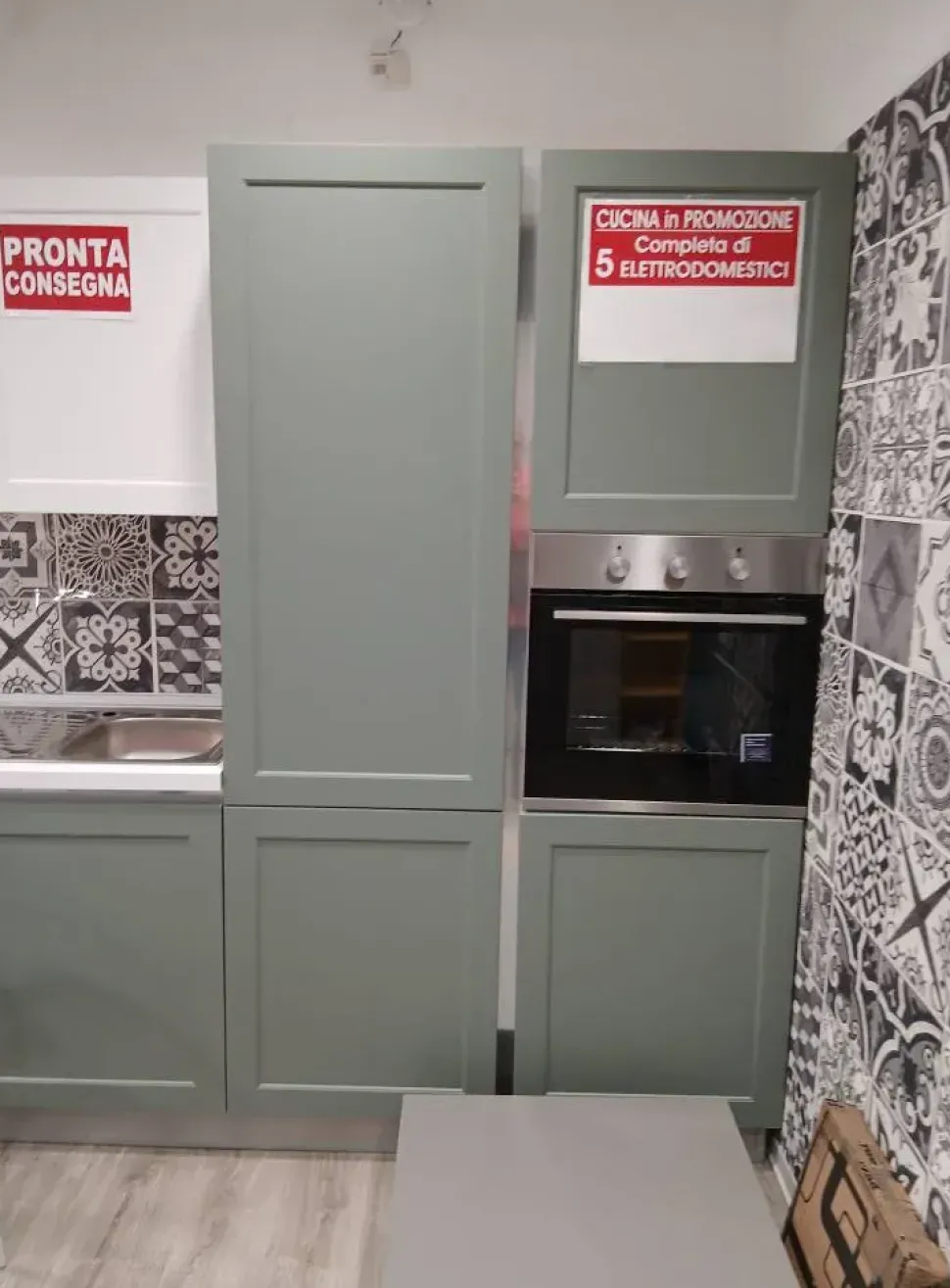 Cucina Dora lineare Artigianale con uno sconto imperdibile
