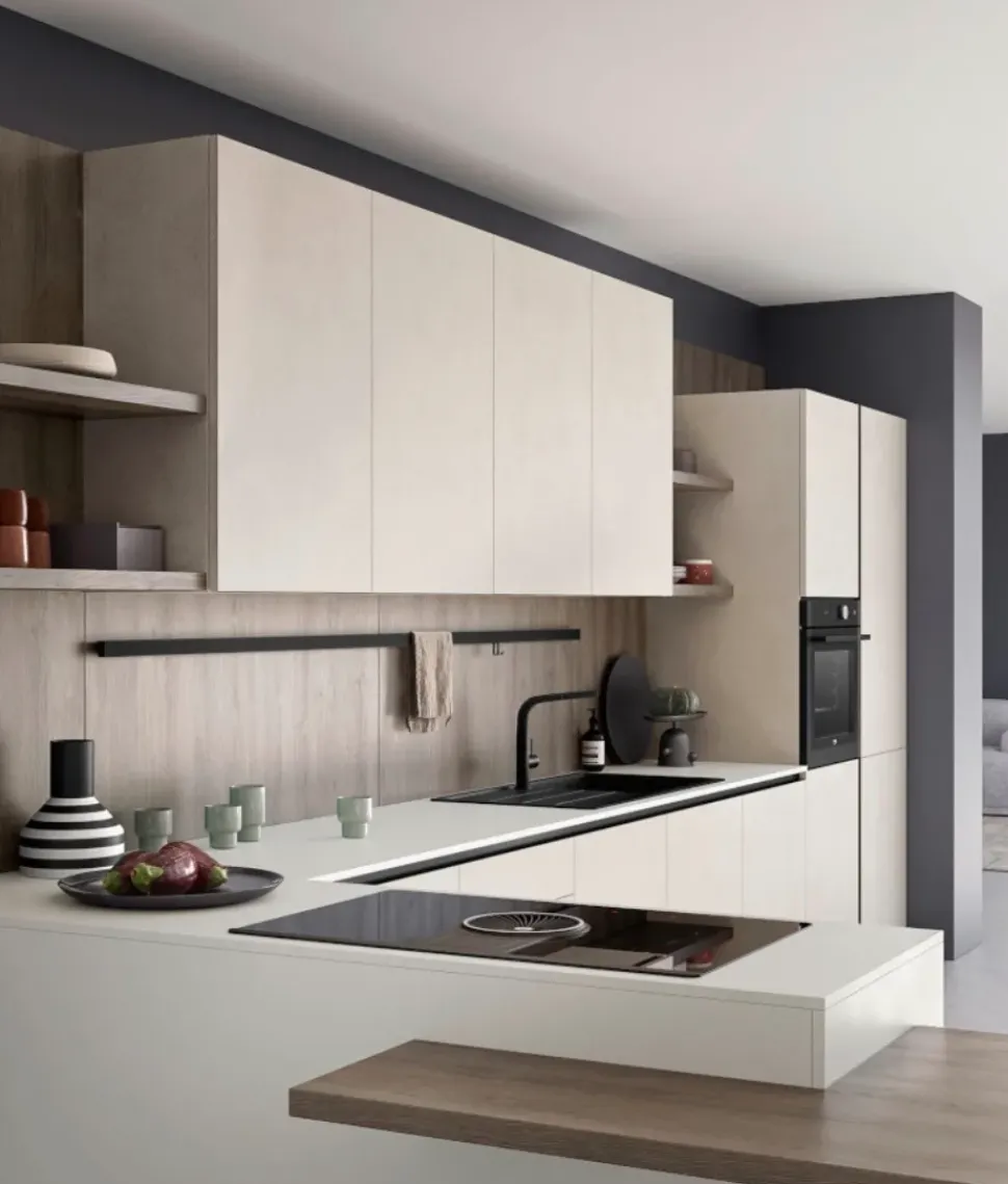 Cucina Easy 018 ad angolo Ar-due con un ribasso imperdibile