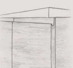 Cucina Essebi moderna lineare bianca in laminato materico Zenit 1