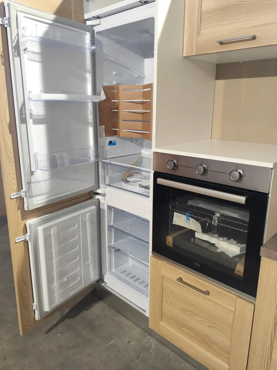 Cucina Fiorella caramello ad angolo Arrex con un ribasso imperdibile