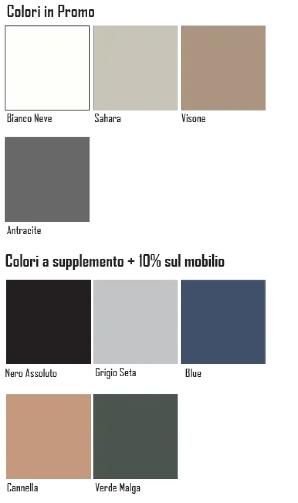 Cucina Flat 1 lineare Kuadra cucine con un ribasso imperdibile