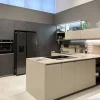 Cucina Formalia moderna grigio Scavolini ad angolo scontata 35%
