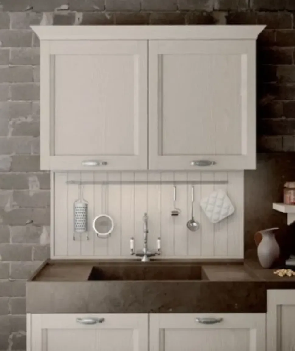 Cucina Fride 6 classica magnolia Arredo3 ad angolo scontata 35%