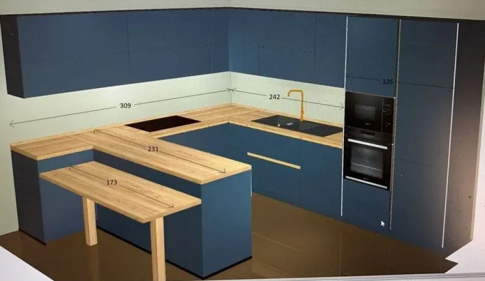 CUCINA Giannei Easy PREZZO OUTLET scontata 50%