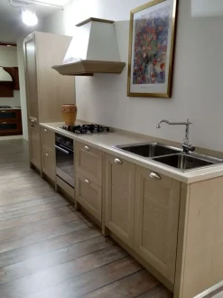 Cucina Gm cucine country lineare magnolia in legno Country