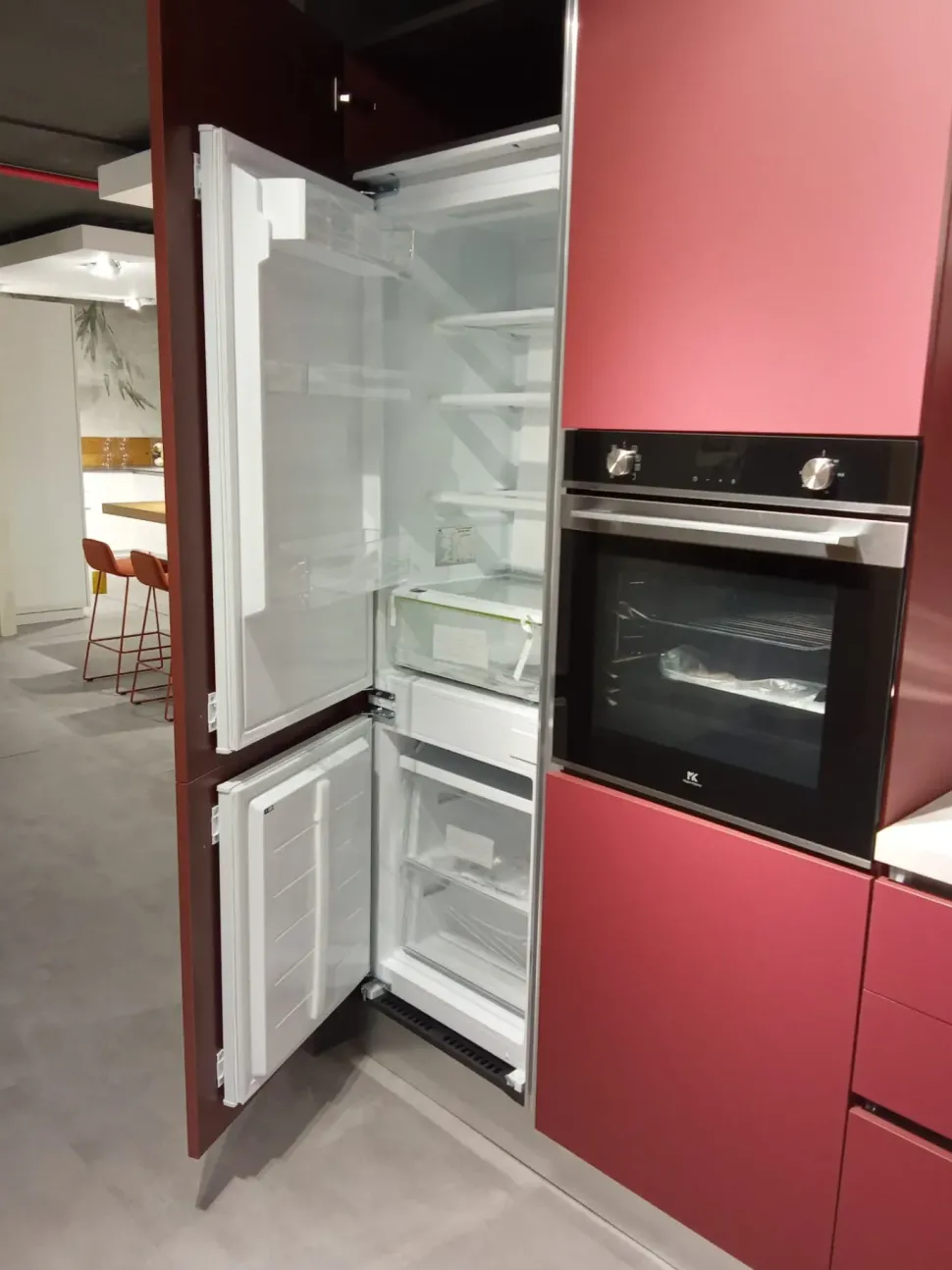 Cucina Gm cucine Ventidue pet rosso OFFERTA OUTLET sconto 50%