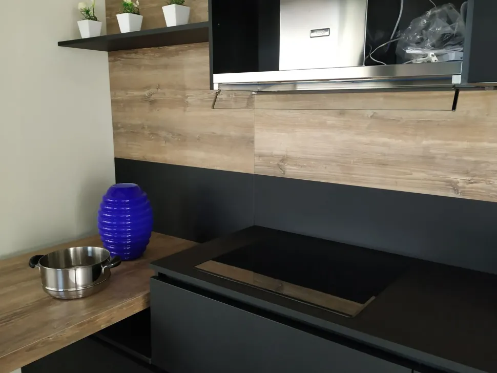 CUCINA Gm cucine Xl fenix nero PREZZO OUTLET scontata 34%