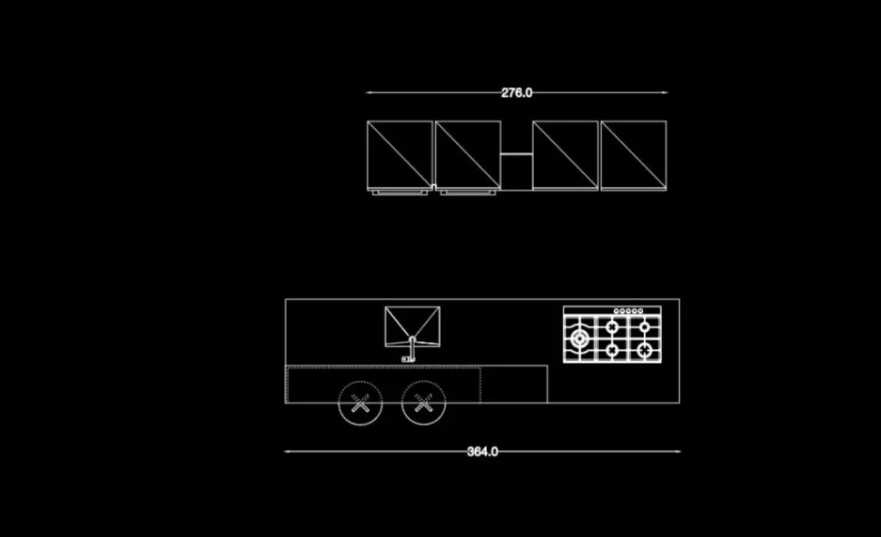 Cucina grigia design con isola Z62 Arredo3 in offerta