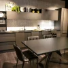 Cucina grigia design lineare Creativa Lube cucine in Offerta Outlet