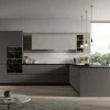 Cucina grigia design lineare Fly Prima cucine