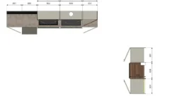 Cucina grigia design lineare Miton Cucina miton pet grigio noce cordesco a soli 10800 Euro