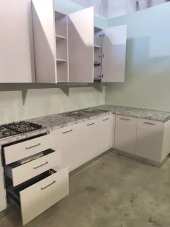 Cucina grigia moderna ad angolo Ar-due Creta a soli 3000 Euro