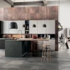 Cucina grigia moderna con penisola Arredo3 05 a soli 17557 Euro