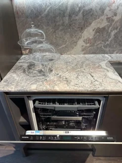 Cucina grigia moderna con isola Corner Zampieri cucine a soli 38950 Euro