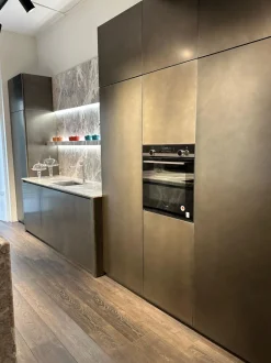 Cucina grigia moderna con isola Corner Zampieri cucine a soli 38950 Euro
