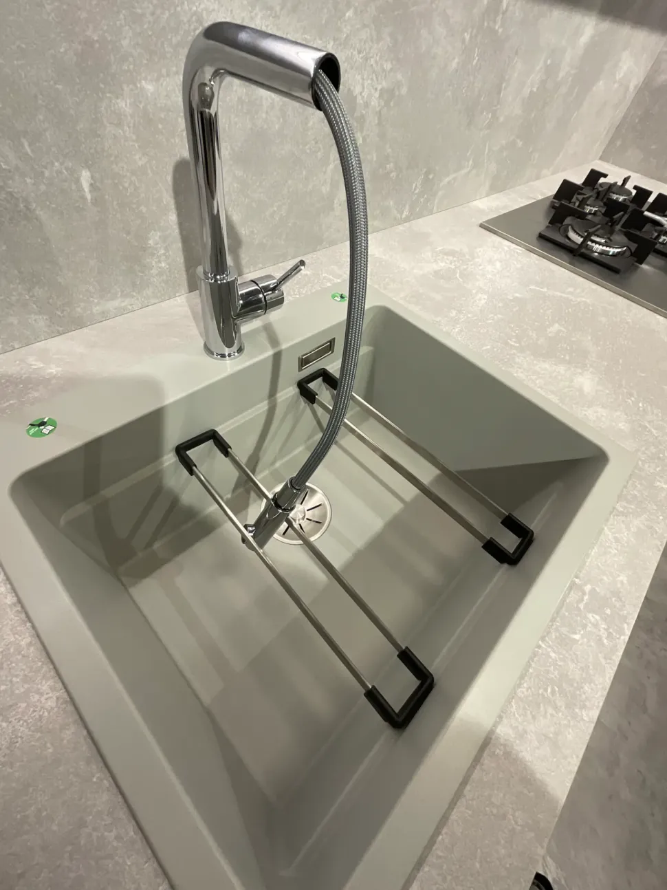 Cucina grigia moderna con penisola 2?1 Copat cucine a soli 12000 Euro