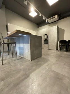 Cucina grigia moderna con penisola 2?1 Copat cucine a soli 12000 Euro