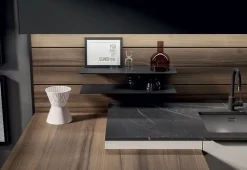 Cucina grigia moderna lineare Arredo3 Ylak a soli 14217 Euro