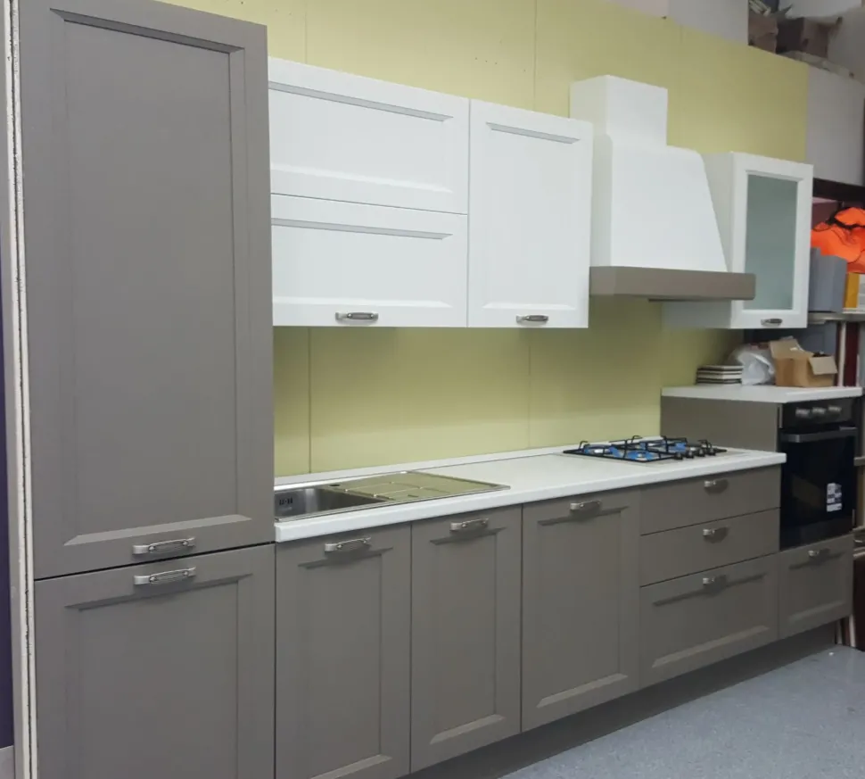 Cucina grigia moderna lineare Ala cucine Gioia a soli 4990€