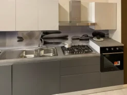 Cucina grigia moderna lineare Lungomare Colombini casa a soli 4050 Euro
