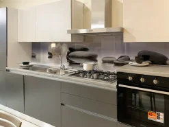 Cucina grigia moderna lineare Lungomare Colombini casa a soli 4050 Euro