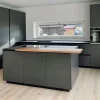 Cucina grigio design ad isola Ingrosso cucine moderne icm31 Primopiano cucine