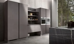 Cucina grigio design ad isola Nuova stella Essebi