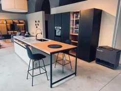 Cucina grigio design ad isola Dada Vvd + prime