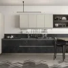 Cucina grigio design lineare Linea Colombini casa scontata