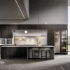 Cucina grigio moderna lineare Genesi Home cucine