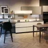 Cucina grigio moderna lineare Stosa Metropolis