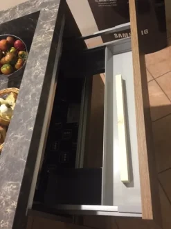 Cucina Imab group moderna ad isola altri colori in nobilitato Piana / caprera