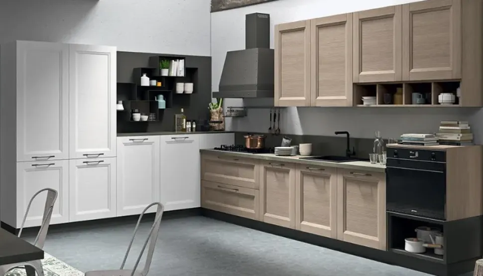 Cucina in legno Cucine store a PREZZI OUTLET