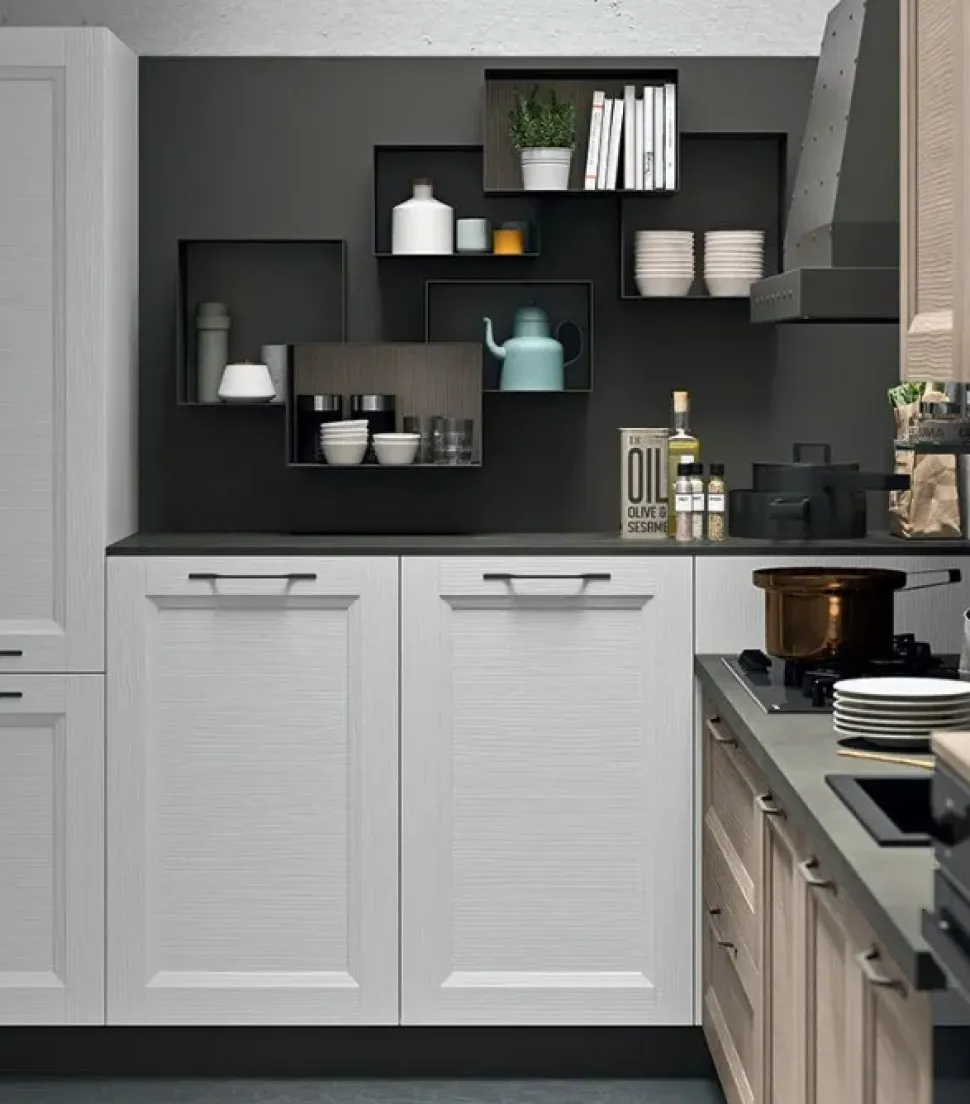 Cucina in legno Cucine store a PREZZI OUTLET