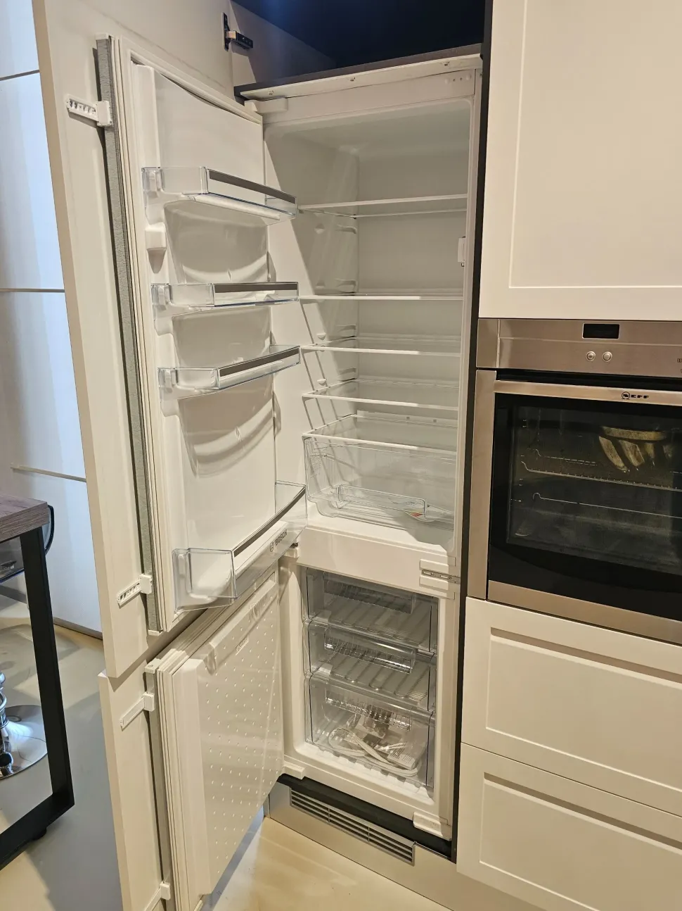 Cucina inglese con penisola Carattere Scavolini a prezzo scontato