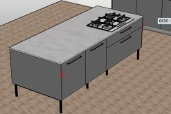 Cucina Kali 9 con isola Arredo3 con un ribasso imperdibile